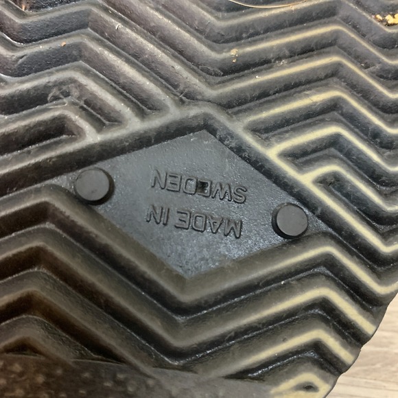 MIA Swedish Clog Sandals Women US 7 Weave Leather Wooden Platform 37 Black - Picture 5 of 12